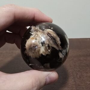 Black Opal Crystal Sphere 57 mm